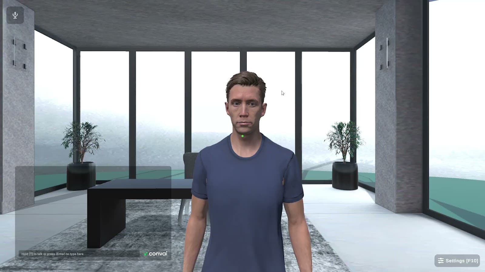 Conversational NPC prototype gameplay from the verified Builderz game portfolio