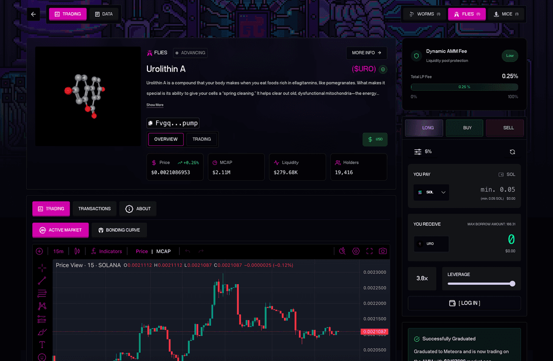 pump.science – Gamified Longevity Research Platform
