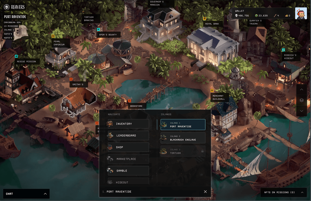 Reavers - Plunder, Raid, Navigate.