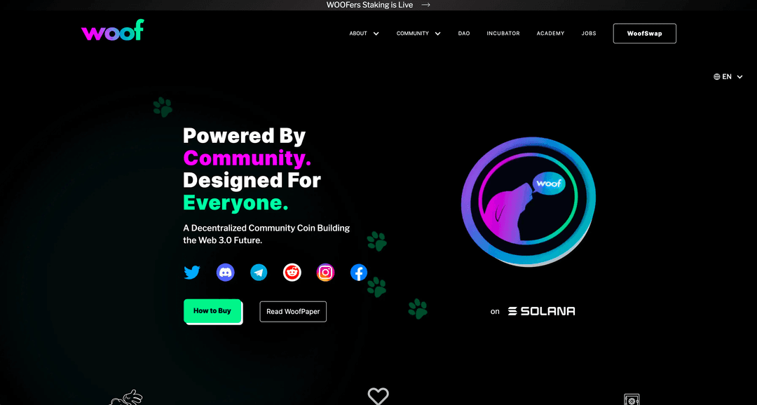 WOOF Website - Additional project image 1